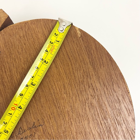 Vintage Appalachian Apple Wooden Door Harp Handcrafted Artist Signed 2001 - Picture 8 of 16